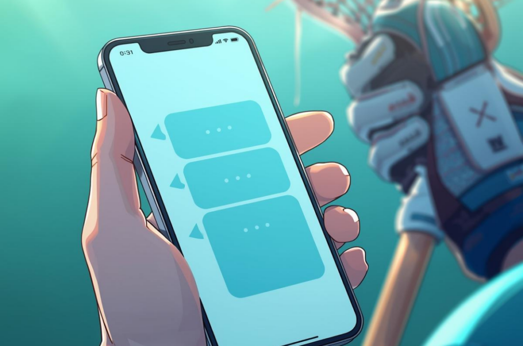 同期に注意できない主将が送信前に悩むチャット画面イメージ（例文パート用）