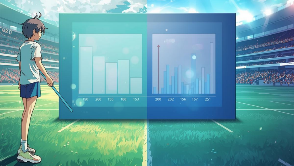 日本と海外のラクロス環境を対比した年俸イメージ比較図